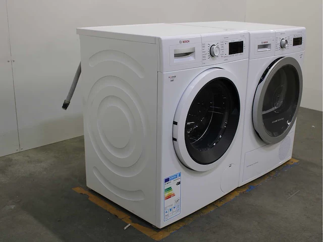 Bosch serie|8 varioperfect wasmachine & bosch homeprofessional selfcleaning condenser wasdroger - afbeelding 4 van  8