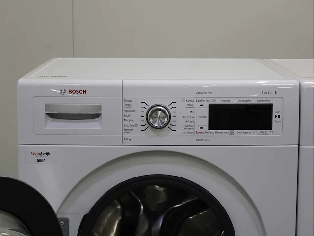 Bosch serie|8 varioperfect wasmachine & bosch homeprofessional selfcleaning condenser wasdroger - afbeelding 3 van  8