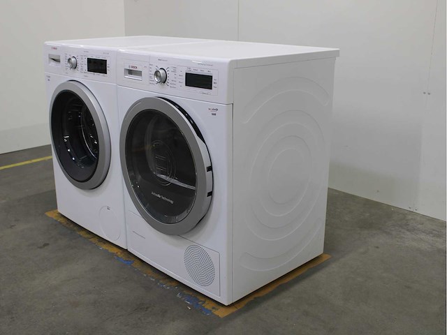 Bosch serie|8 varioperfect wasmachine & bosch homeprofessional selfcleaning condenser wasdroger - afbeelding 7 van  8