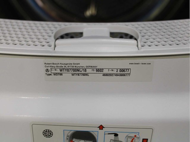 Bosch serie|8 varioperfect wasmachine & bosch homeprofessional selfcleaning condenser wasdroger - afbeelding 8 van  8