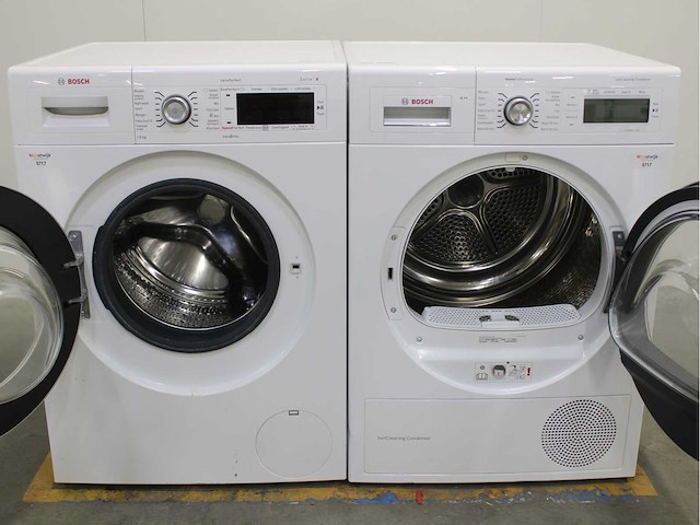 Bosch serie|8 varioperfect wasmachine & bosch homeprofessional selfcleaning condenser wasdroger - afbeelding 2 van  8