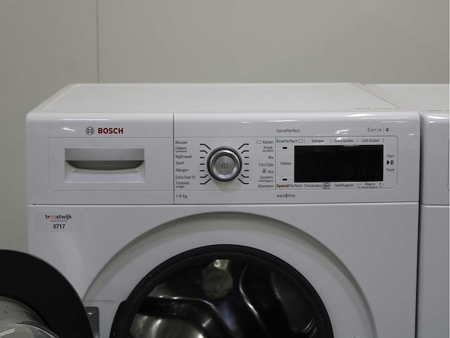 Bosch serie|8 varioperfect wasmachine & bosch homeprofessional selfcleaning condenser wasdroger - afbeelding 3 van  8