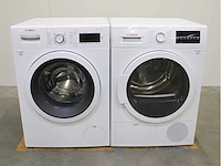 Bosch serie|8 varioperfect wasmachine & bosch serie|6 wasdroger - afbeelding 1 van  8