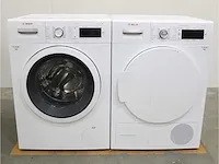 Bosch serie|8 varioperfect wasmachine & bosch serie|8 selfcleaning condenser droger - afbeelding 1 van  8
