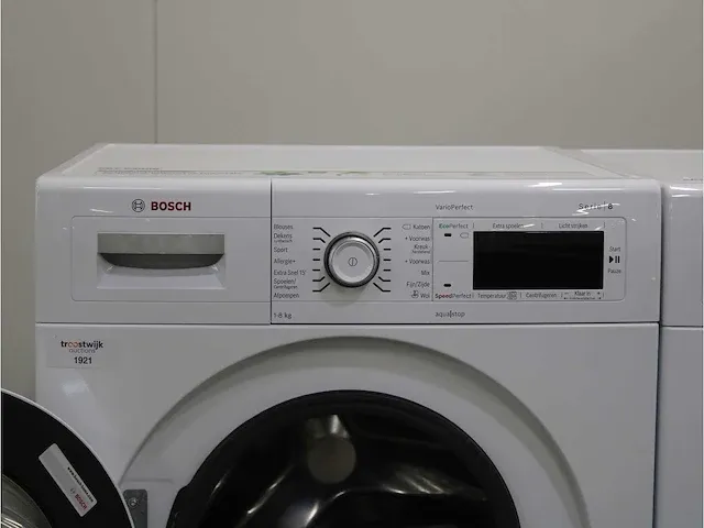 Bosch serie|8 varioperfect wasmachine & bosch serie|8 selfcleaning condenser droger - afbeelding 3 van  8
