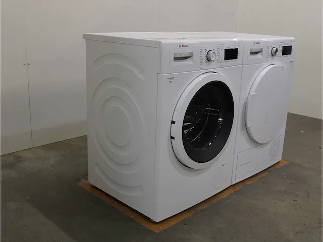 Bosch serie|8 varioperfect wasmachine & bosch serie|8 selfcleaning condenser droger - afbeelding 4 van  8