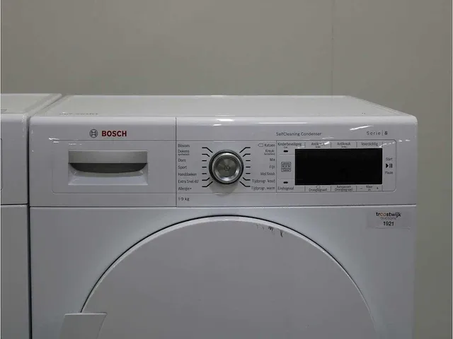Bosch serie|8 varioperfect wasmachine & bosch serie|8 selfcleaning condenser droger - afbeelding 6 van  8