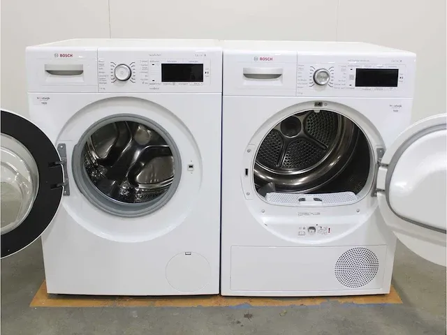 Bosch serie|8 varioperfect wasmachine & bosch serie|8 selfcleaning condenser droger - afbeelding 2 van  8