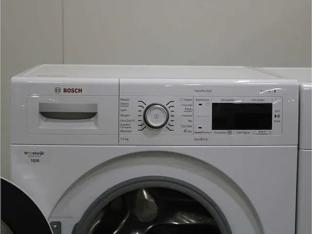 Bosch serie|8 varioperfect wasmachine & bosch serie|8 selfcleaning condenser droger - afbeelding 3 van  8
