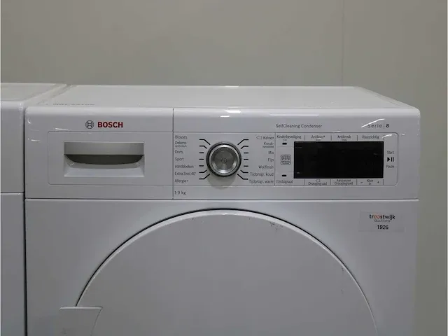Bosch serie|8 varioperfect wasmachine & bosch serie|8 selfcleaning condenser droger - afbeelding 6 van  8