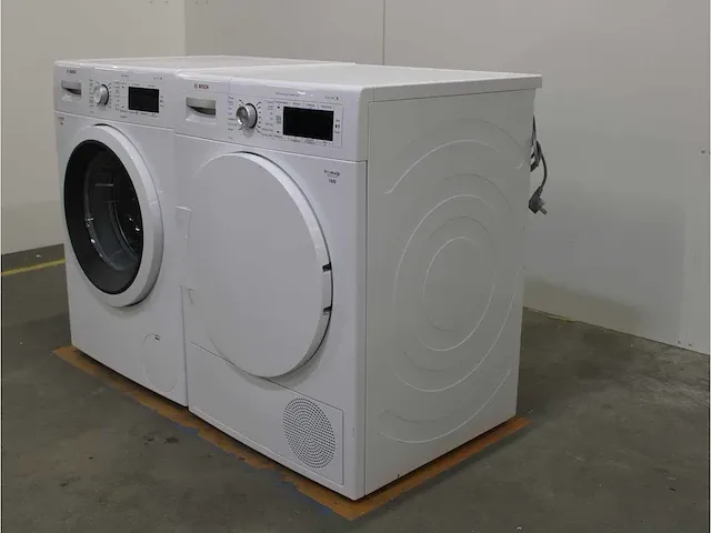 Bosch serie|8 varioperfect wasmachine & bosch serie|8 selfcleaning condenser droger - afbeelding 7 van  8