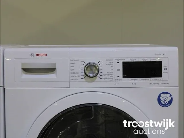 Bosch serie|8 varioperfect wasmachine & bosch serie|8 selfcleaning condenser droger - afbeelding 6 van  8