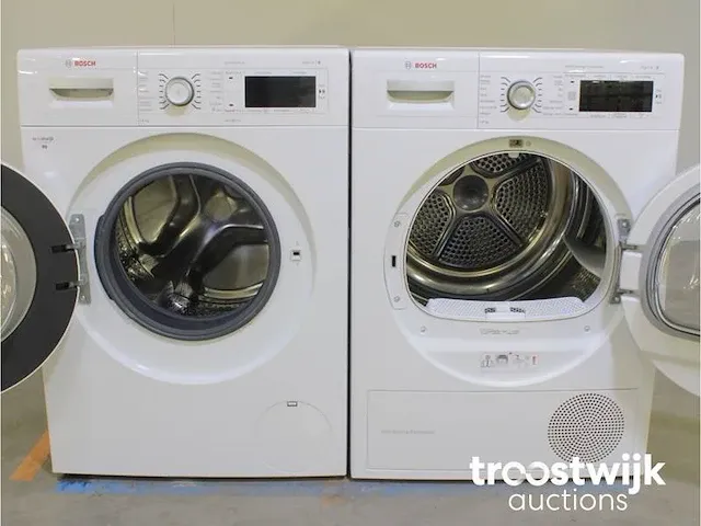 Bosch serie|8 varioperfect wasmachine & bosch serie|8 selfcleaning condenser droger - afbeelding 2 van  8