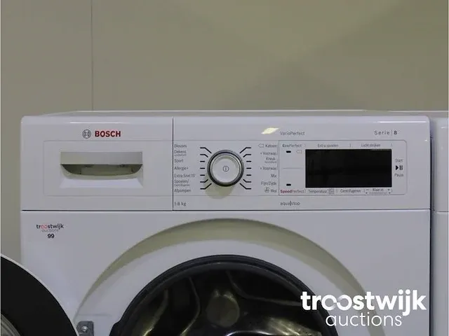 Bosch serie|8 varioperfect wasmachine & bosch serie|8 selfcleaning condenser droger - afbeelding 3 van  8
