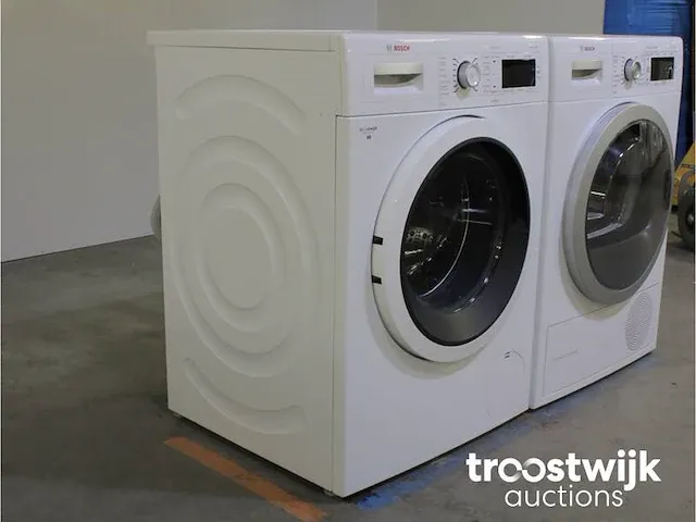 Bosch serie|8 varioperfect wasmachine & bosch serie|8 selfcleaning condenser droger - afbeelding 4 van  8