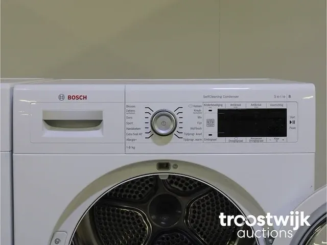 Bosch serie|8 varioperfect wasmachine & bosch serie|8 selfcleaning condenser droger - afbeelding 6 van  8
