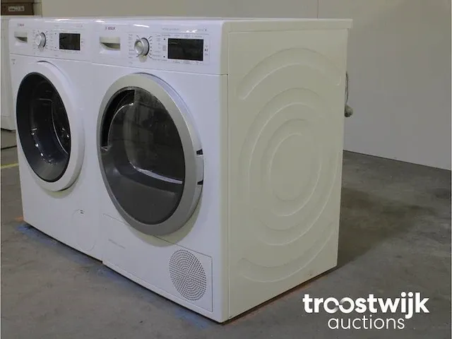 Bosch serie|8 varioperfect wasmachine & bosch serie|8 selfcleaning condenser droger - afbeelding 7 van  8