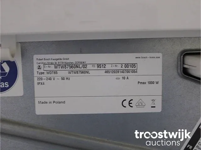 Bosch serie|8 varioperfect wasmachine & bosch serie|8 selfcleaning condenser droger - afbeelding 8 van  8