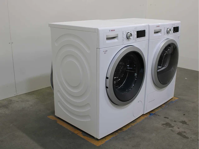 Bosch serie|8 varioperfect wasmachine & bosch serie|8 selfcleaning condenser wasdroger - afbeelding 4 van  8