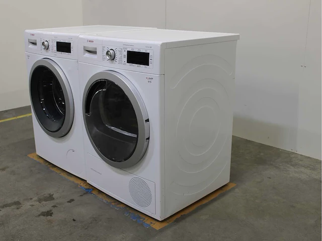 Bosch serie|8 varioperfect wasmachine & bosch serie|8 selfcleaning condenser wasdroger - afbeelding 7 van  8