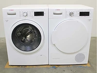 Bosch serie|8 varioperfect wasmachine & bosch serie|8 selfcleaning condenser wasdroger - afbeelding 1 van  8