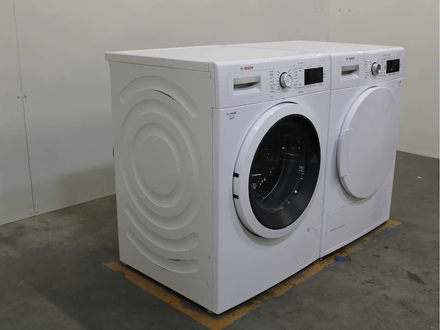 Bosch serie|8 varioperfect wasmachine & bosch serie|8 selfcleaning condenser wasdroger - afbeelding 4 van  8
