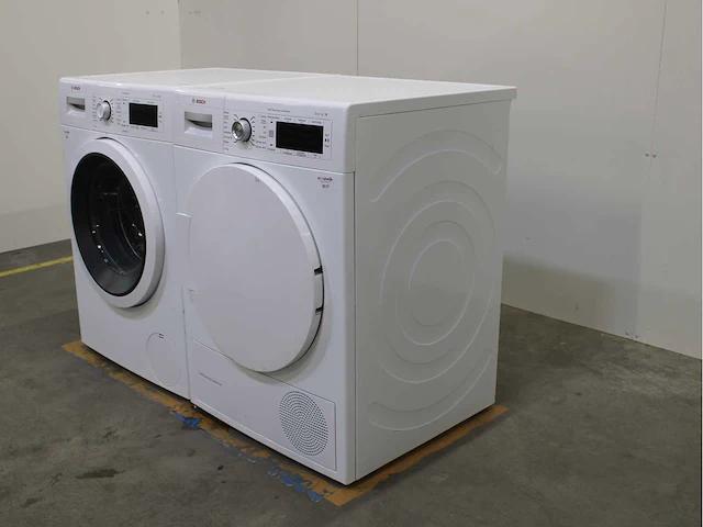 Bosch serie|8 varioperfect wasmachine & bosch serie|8 selfcleaning condenser wasdroger - afbeelding 7 van  8