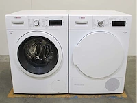 Bosch serie|8 varioperfect wasmachine & bosch serie|8 selfcleaning condenser wasdroger - afbeelding 1 van  8
