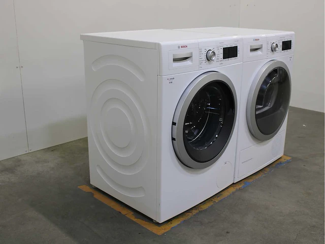 Bosch serie|8 varioperfect wasmachine & bosch serie|8 selfcleaning condenser wasdroger - afbeelding 4 van  8