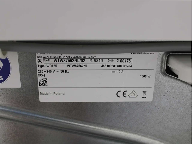 Bosch serie|8 varioperfect wasmachine & bosch serie|8 selfcleaning condenser wasdroger - afbeelding 8 van  8