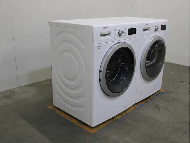 Bosch serie|8 varioperfect wasmachine & bosch serie|8 selfcleaning condenser wasdroger - afbeelding 4 van  8