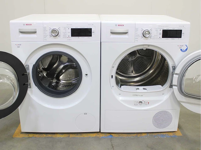 Bosch serie|8 varioperfect wasmachine & bosch serie|8 selfcleaning condenser wasdroger - afbeelding 2 van  8