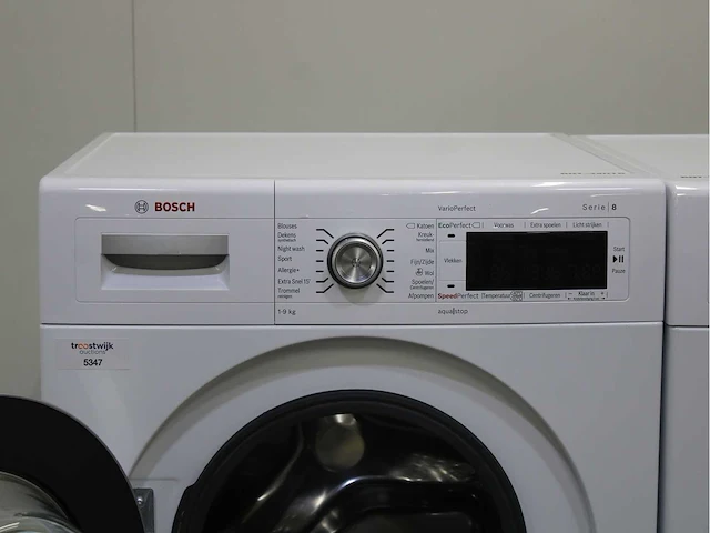 Bosch serie|8 varioperfect wasmachine & bosch serie|8 selfcleaning condenser wasdroger - afbeelding 3 van  8
