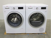 Bosch serie|8 varioperfect wasmachine & bosch serie|8 selfcleaning condenser wasdroger - afbeelding 1 van  8