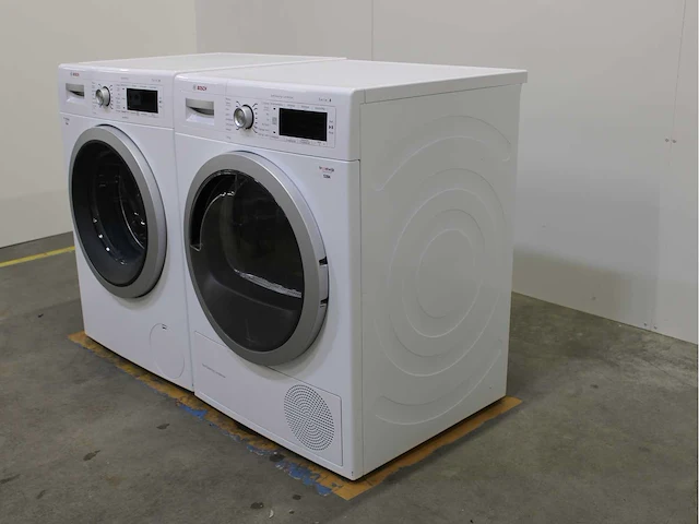 Bosch serie|8 varioperfect wasmachine & bosch serie|8 selfcleaning condenser wasdroger - afbeelding 7 van  8