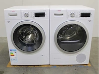 Bosch serie|8 varioperfect wasmachine & bosch serie|8 selfcleaning condenser wasdroger - afbeelding 1 van  8