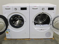 Bosch serie|8 varioperfect wasmachine & bosch serie|8 selfcleaning condenser wasdroger - afbeelding 2 van  8