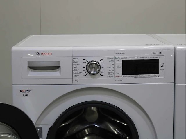 Bosch serie|8 varioperfect wasmachine & bosch serie|8 selfcleaning condenser wasdroger - afbeelding 3 van  8