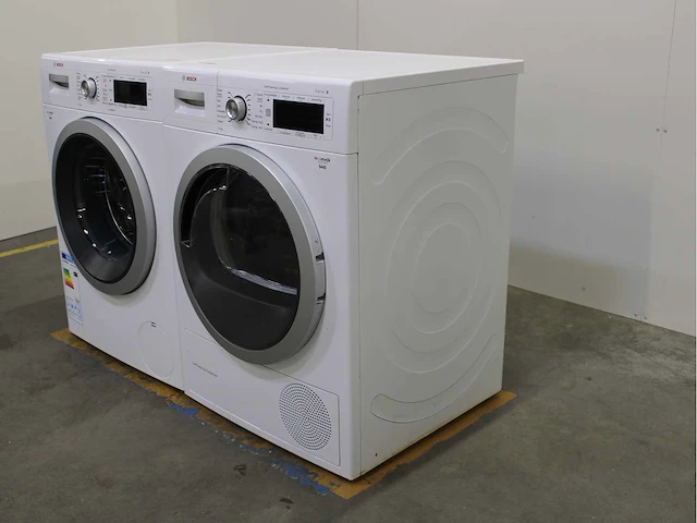 Bosch serie|8 varioperfect wasmachine & bosch serie|8 selfcleaning condenser wasdroger - afbeelding 7 van  8