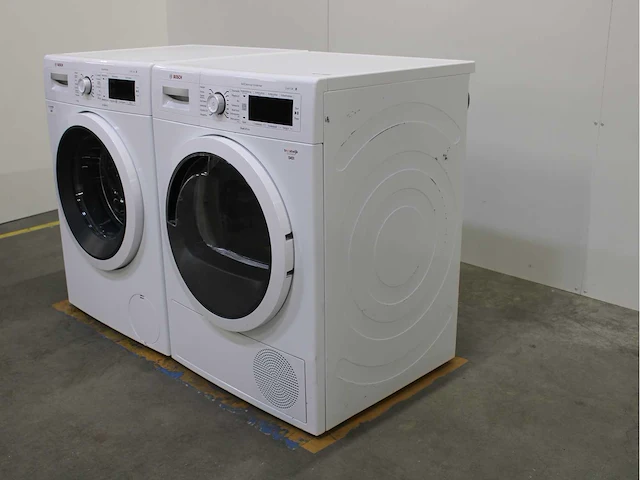 Bosch serie|8 varioperfect wasmachine & bosch serie|8 selfcleaning condenser wasdroger - afbeelding 7 van  8