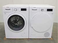Bosch serie|8 varioperfect wasmachine & bosch serie|8 selfcleaning condenser wasdroger - afbeelding 1 van  8