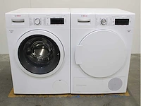 Bosch serie|8 varioperfect wasmachine & bosch serie|8 selfcleaning condenser wasdroger - afbeelding 1 van  8