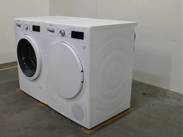 Bosch serie|8 varioperfect wasmachine & bosch serie|8 selfcleaning condenser wasdroger - afbeelding 7 van  8