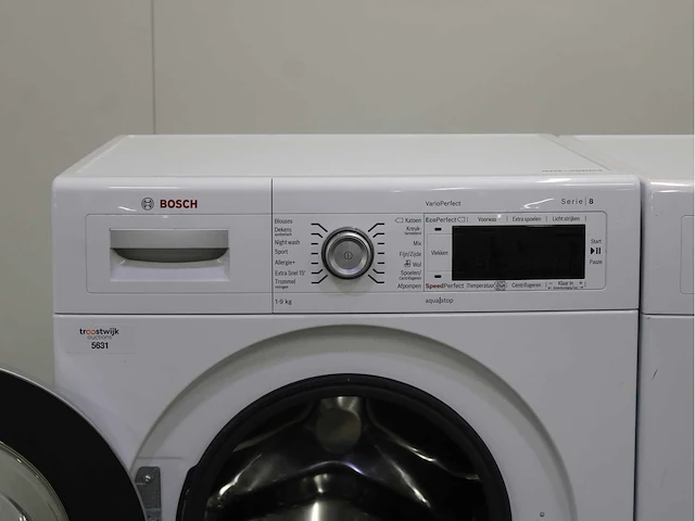 Bosch serie|8 varioperfect wasmachine & bosch serie|8 selfcleaning condenser wasdroger - afbeelding 3 van  8