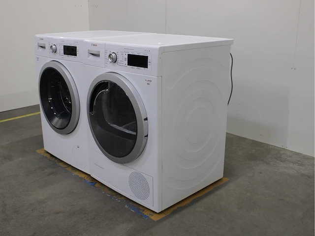 Bosch serie|8 varioperfect wasmachine & bosch serie|8 selfcleaning condenser wasdroger - afbeelding 7 van  8