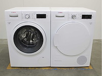 Bosch serie|8 varioperfect wasmachine & bosch serie|8 selfcleaning condenser wasdroger - afbeelding 1 van  8
