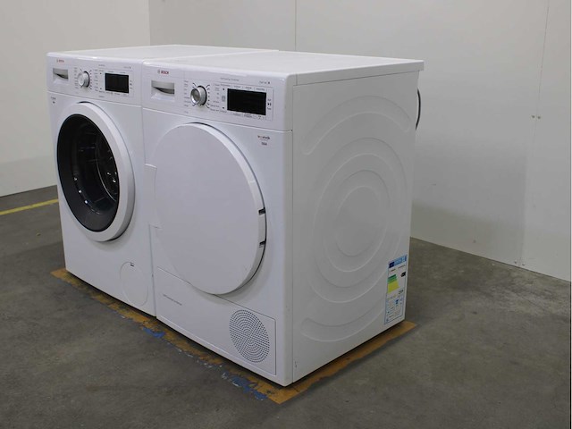 Bosch serie|8 varioperfect wasmachine & bosch serie|8 selfcleaning condenser wasdroger - afbeelding 7 van  8