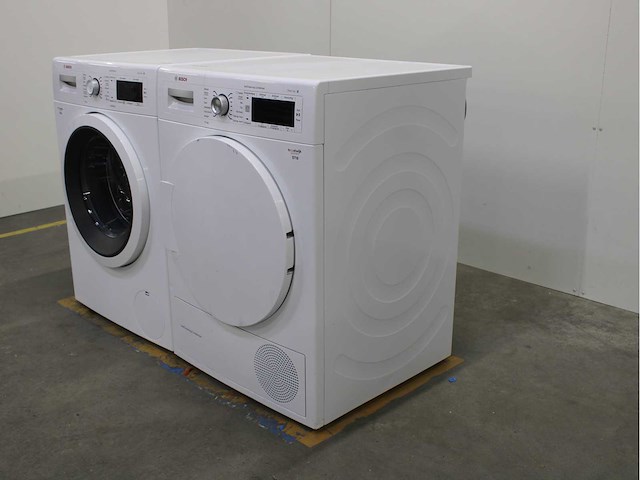 Bosch serie|8 varioperfect wasmachine & bosch serie|8 selfcleaning condenser wasdroger - afbeelding 6 van  7