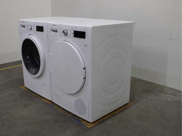 Bosch serie|8 varioperfect wasmachine & bosch serie|8 selfcleaning condenser wasdroger - afbeelding 7 van  8