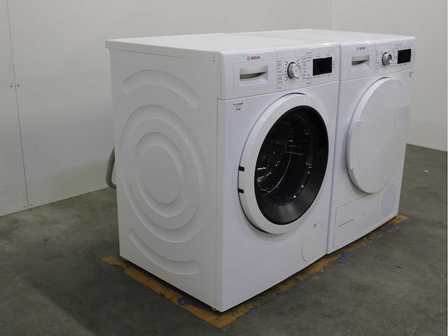 Bosch serie|8 varioperfect wasmachine & bosch serie|8 selfcleaning condenser wasdroger - afbeelding 4 van  8
